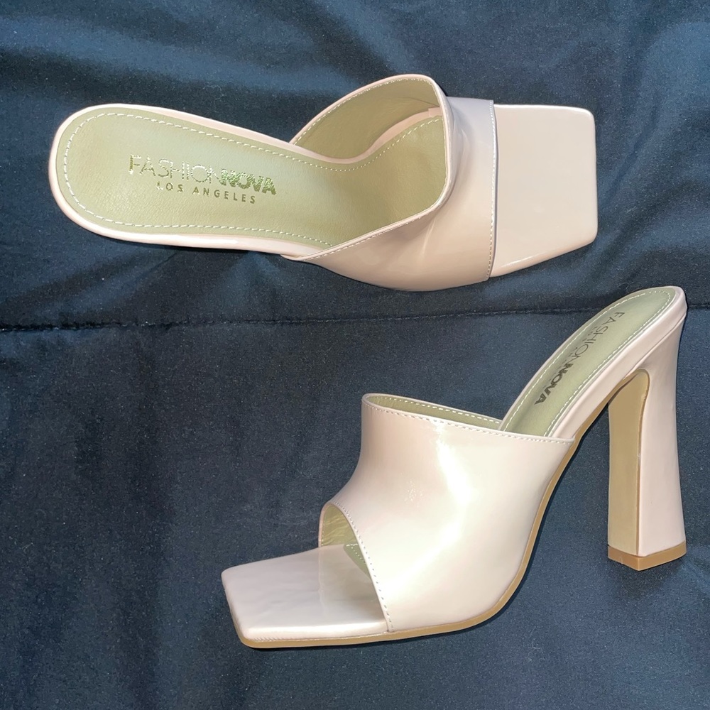 Fashion Nova Nude heels